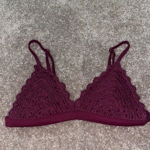 crocheted bikini top